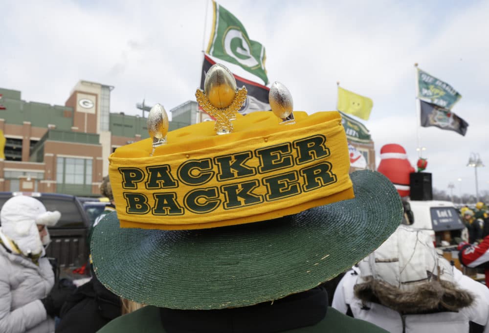 Fans tailgate at Lambeau Field before an NFL football game between the Green Bay Packers and the Atlanta Falcons on Dec. 9, 2018, in Green Bay, Wis. (Mike Roemer/AP)