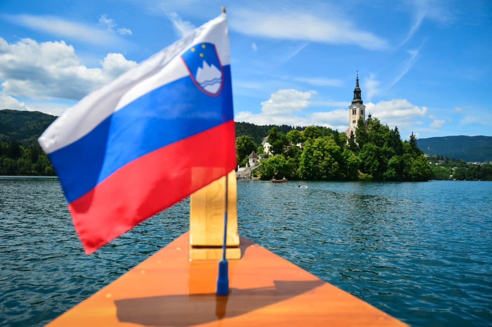 Slovenia's Lake Bled is known for its 17th-century church sitting atop an island. (Jure Makovec/AFP/Getty Images)