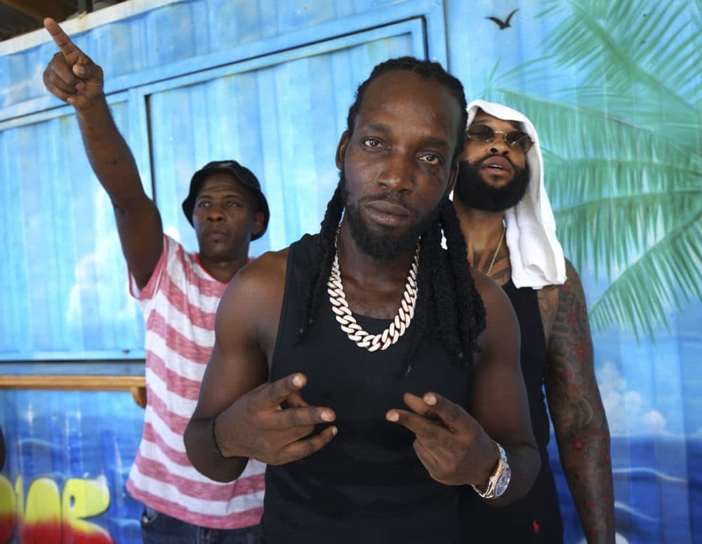 Jamaican dancehall star Mavado in Roseau, Dominica. (Gemma Handy/AFP/Getty Images)