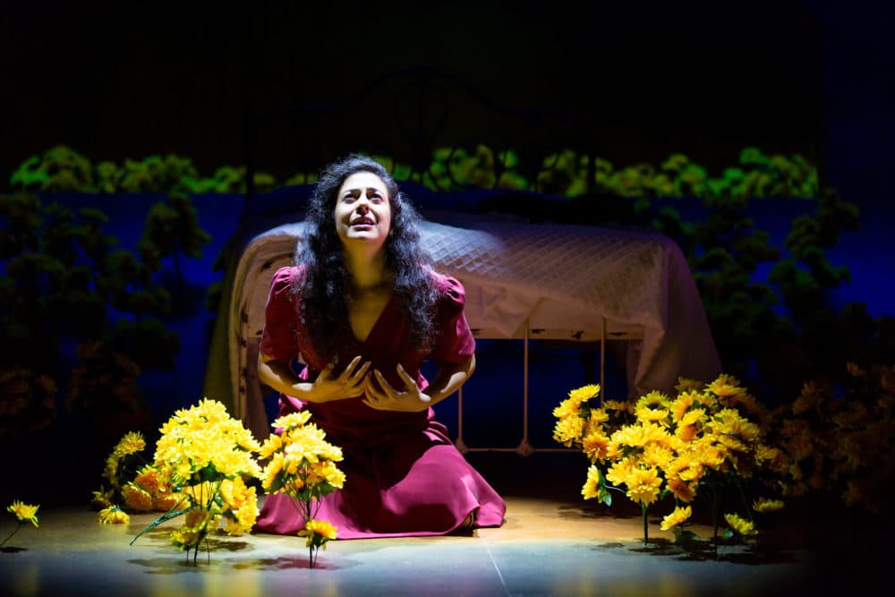 Nadine Malouf (Yerma) in the Huntington Theatre Company's production of &quot;Yerma.&quot; (Courtesy of T. Charles Erickson)