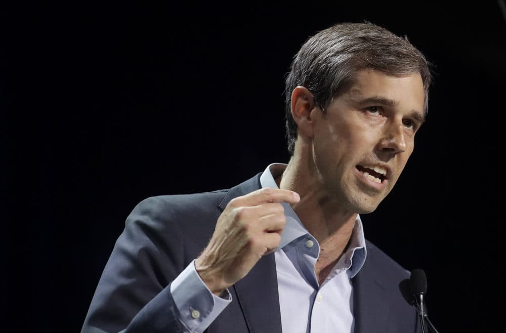 Democratic presidential candidate Beto O'Rourke speaks during the 2019 California Democratic Party State Organizing Convention in San Francisco on June 1. (Jeff Chiu/AP)