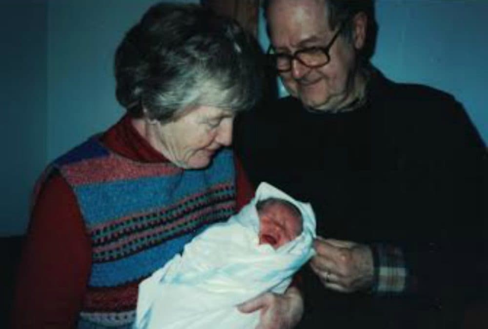The author with his grandparents in 1991. (Courtesy)