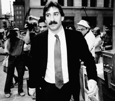 Dale Berra following his testimony on Sept. 11, 1985 in Pittsburgh. (Gene J. Puskar/AP)