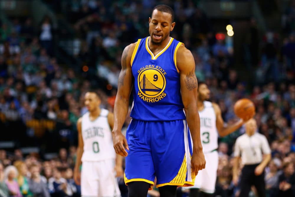 Andre Iguodala averaged just 7.8 points per game in 2014–15. (Maddie Meyer/Getty Images)
