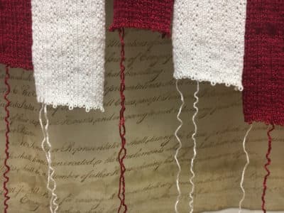 Fiber Artist Adrienne Sloane Unravels Our Concepts Of American Democracy