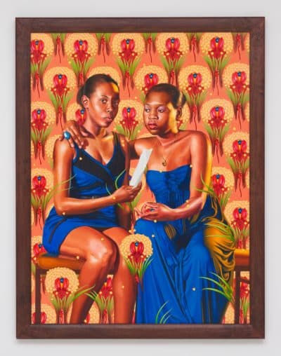 Kehinde Wiley, &quot;The Sisters Zénaïde and Charlotte Bonaparte,&quot; 2014. (Courtesy the artist and Roberts Projects, Los Angeles)