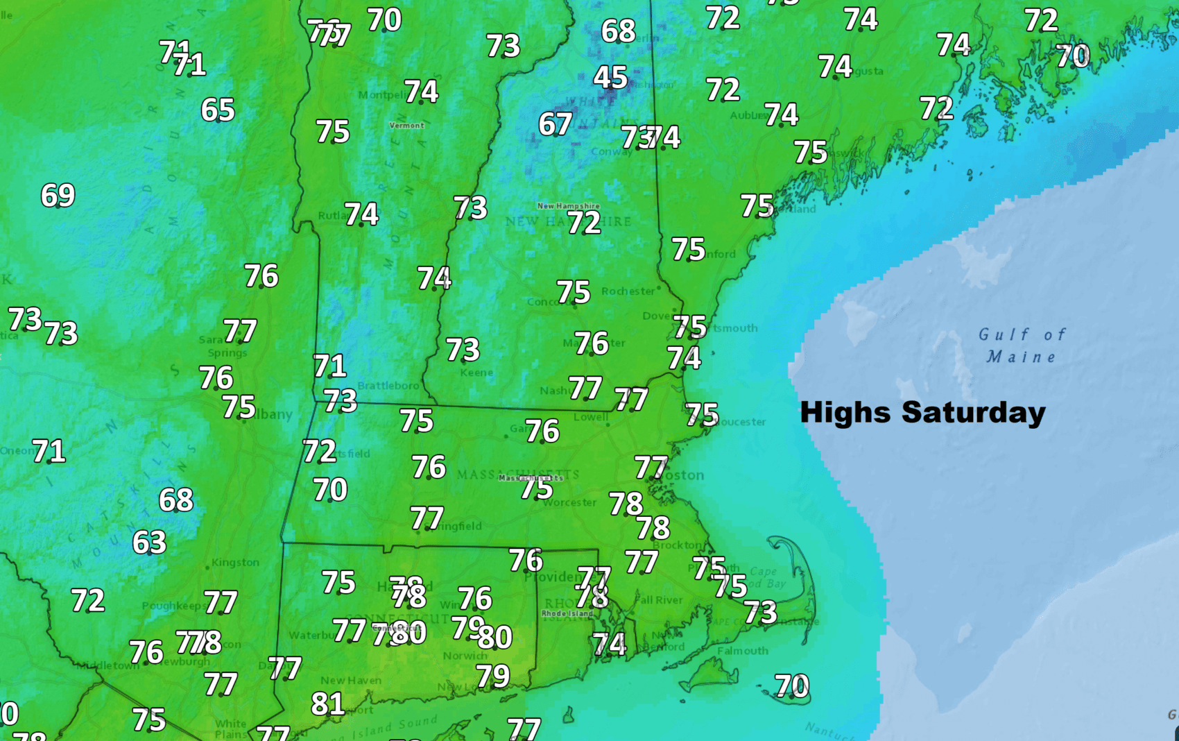 Forecast: Much Better Weather This Weekend | WBUR News