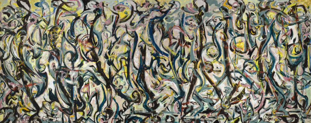 Jackson Pollock's &quot;Mural,&quot; painted around 1943. (Courtesy University of Iowa Stanley Museum of Art/Peggy Guggenheim)