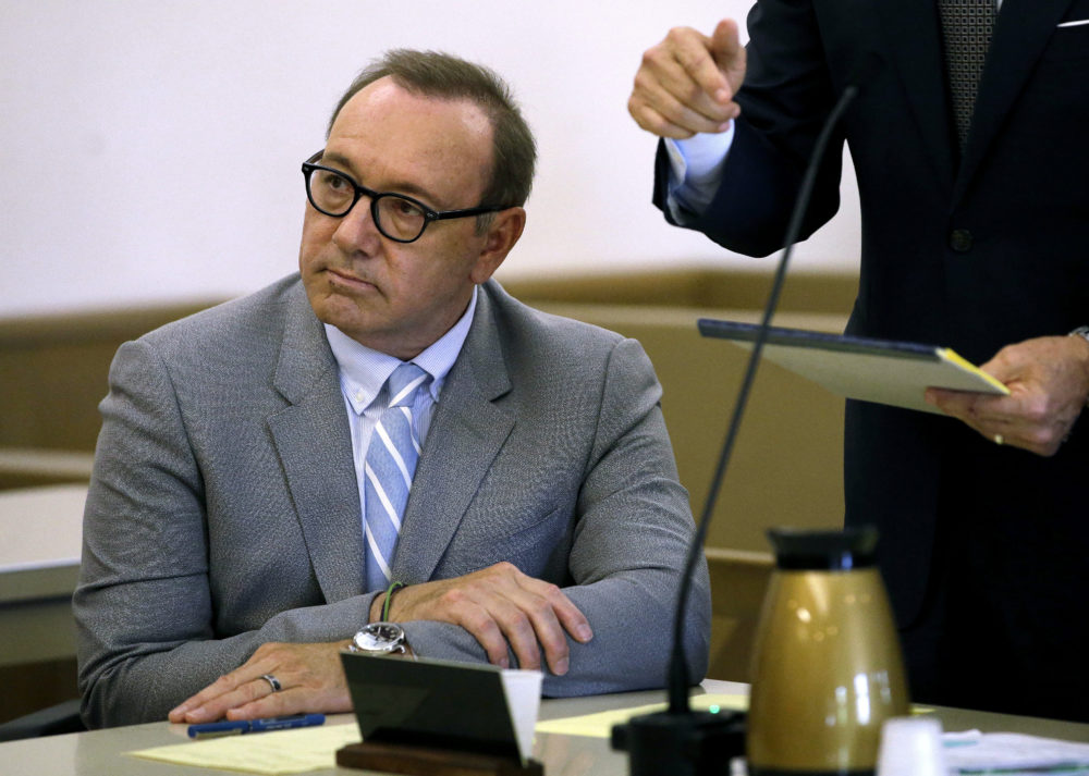 In this June 3 file photo, actor Kevin Spacey attends a pretrial hearing at district court in Nantucket, Mass. (Steven Senne/AP)