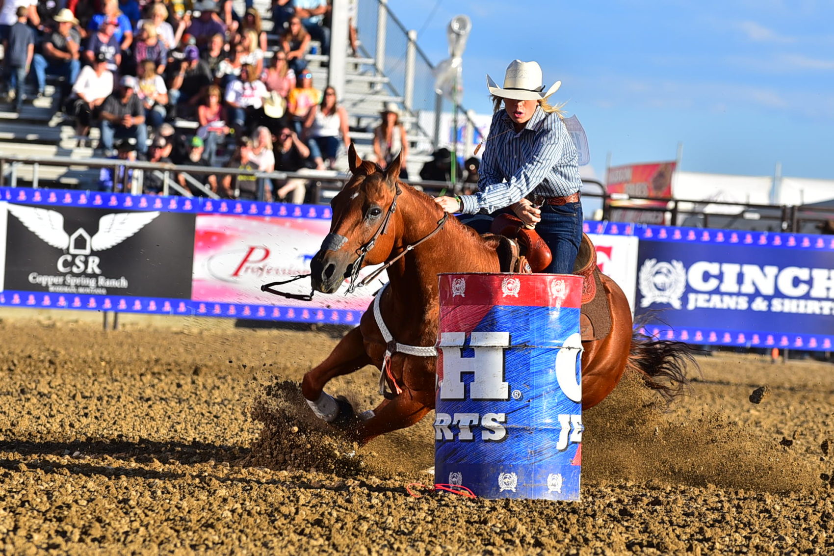 The National High School Rodeo Association's finals rodeo is underway in Rock Springs, Wyo. "We have kids from 43 states, five Canadian provinces, Australia and Mexico," says Gary Hawkes, an official with the association. (Courtesy of Acentric Rodeo and Photography)