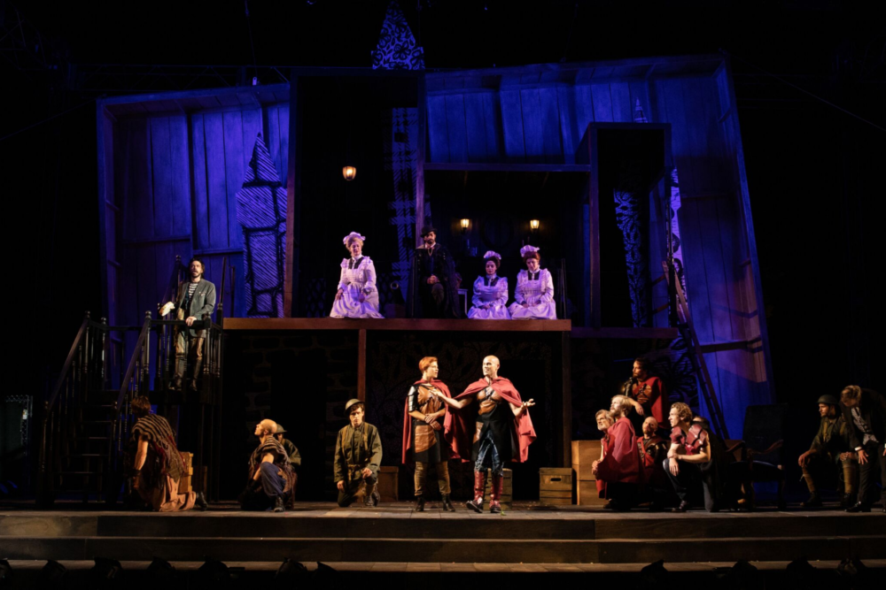 The cast of Commonwealth Shakespeare Company's "Cymbeline." (Courtesy Evgenia Eliseeva)