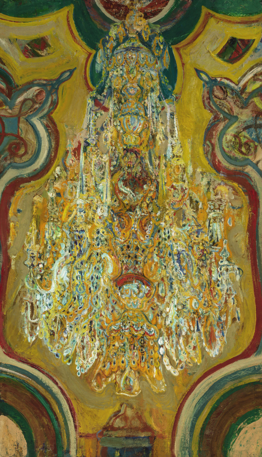 Hyman Bloom's &quot;Chandelier No. 2.&quot; (Courtesy Stella Bloom Trust/Museum of Fine Arts, Boston)