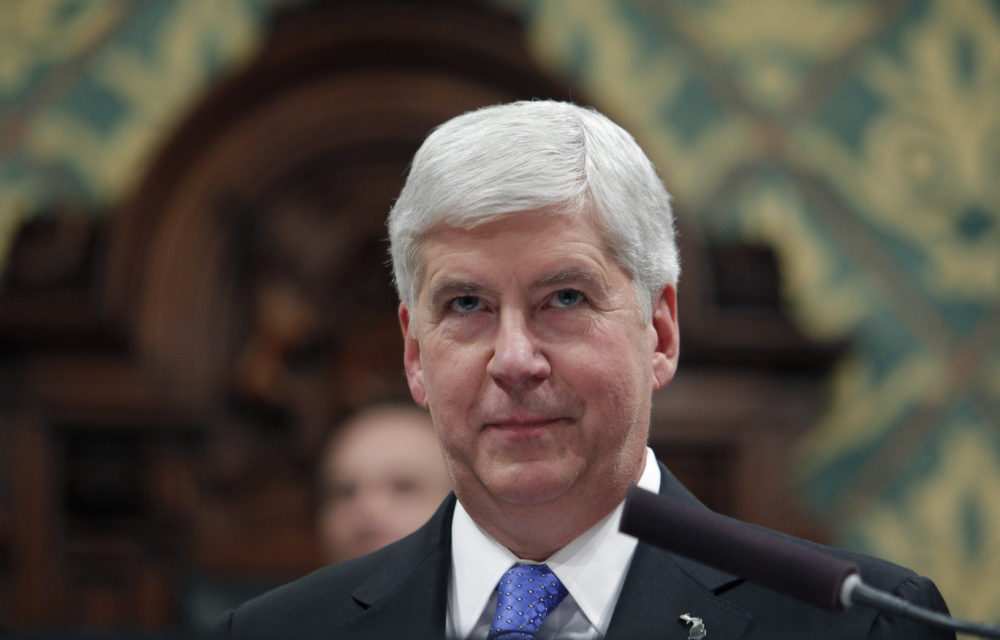 Former Michigan Gov. Rick Snyder (Al Goldis/AP)