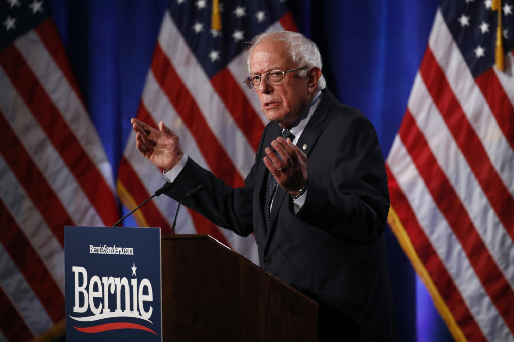 Democratic presidential candidate, Sen. Bernie Sanders, I-Vt., gives a speech on his &quot;Medicare for All&quot; proposal, Wednesday, July 17, 2019, in Washington. (Patrick Semansky/AP)