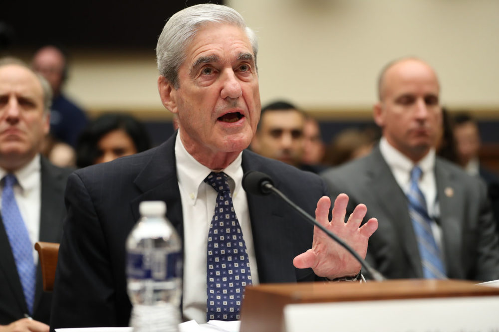 Former special counsel Robert Mueller testifies before the House Judiciary Committee hearing on his report on Russian election interference, on Capitol Hill, in Washington, Wednesday, July 24, 2019. (Andrew Harnik/AP)