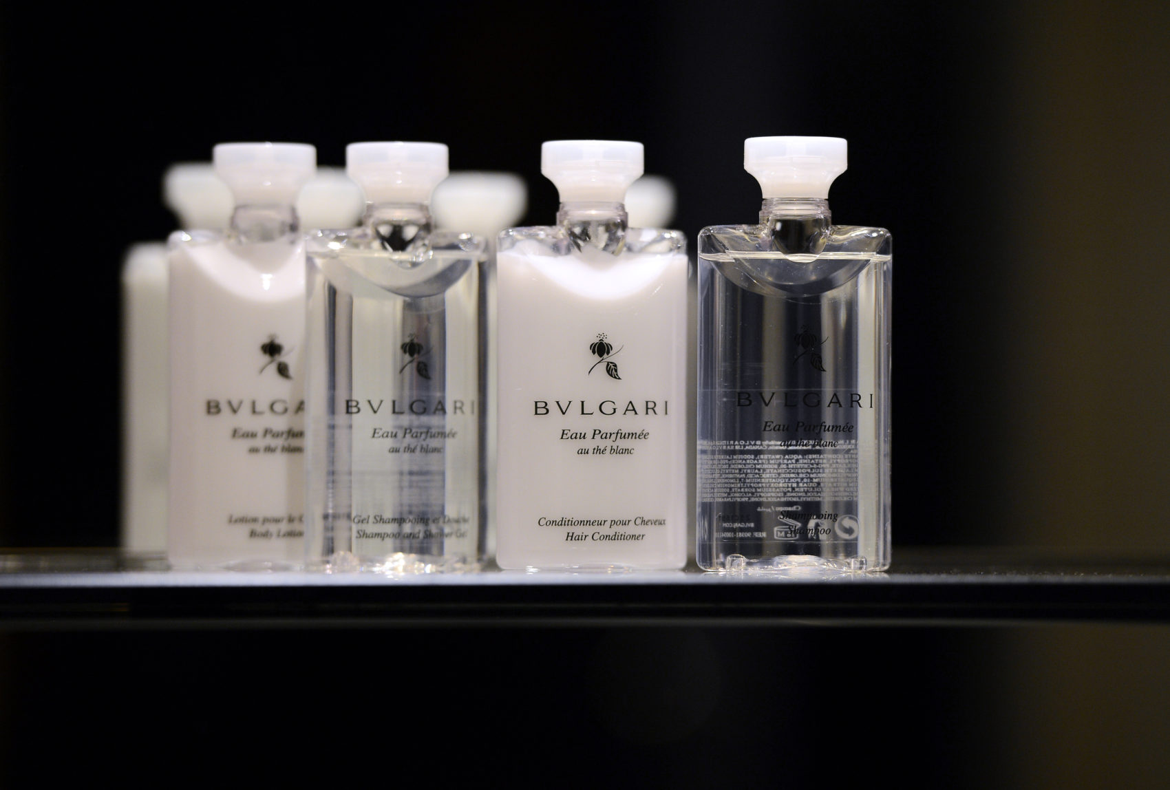 In April, members of the California state assembly voted to replace small plastic bottles in hotels with dispensers or bottles larger than 12 ounces. (Franck Fife/AFP/Getty Images)