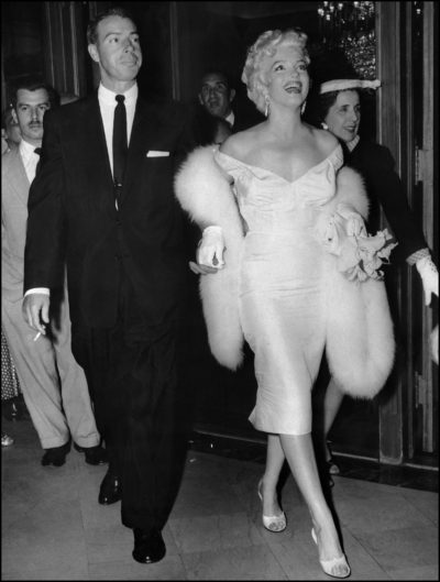 Marilyn Monroe with her husband, baseball legend Joe DiMaggio. (AFP/Getty Images)