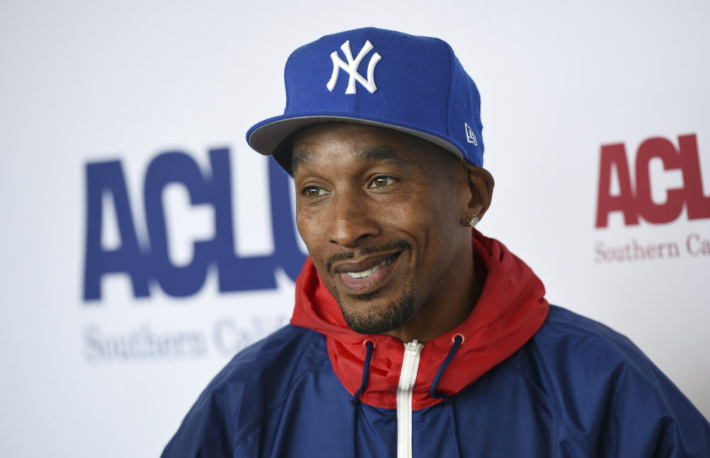 Honoree Korey Wise poses at the ACLU SoCal's 25th Annual Luncheon at the JW Marriott at LA Live, Friday, June 7, 2019, in Los Angeles. (Chris Pizzello/Invision/AP)