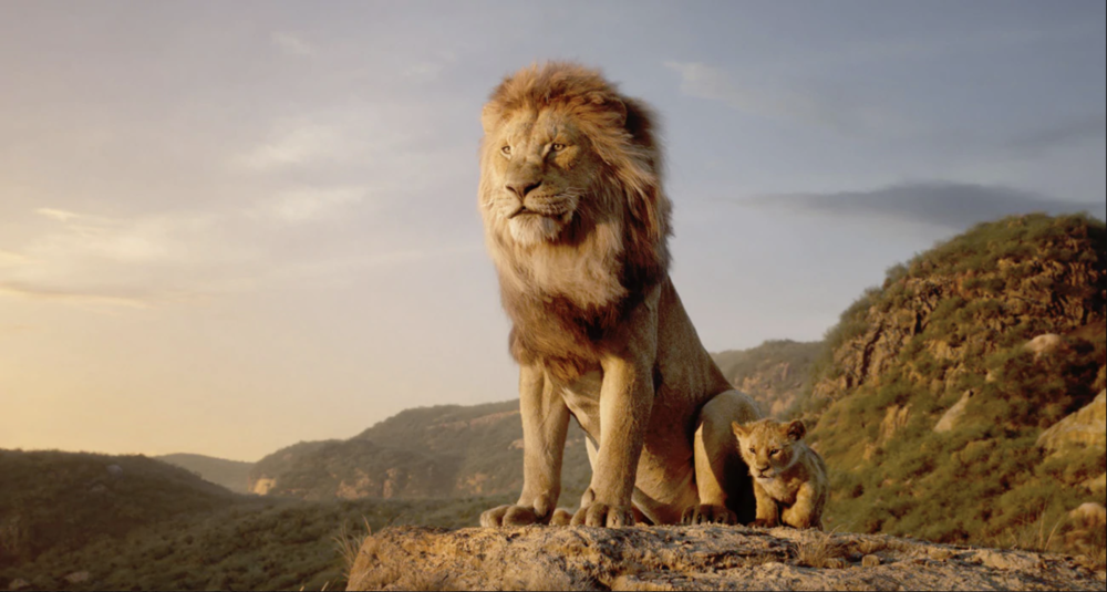 James Earl Jones voices Mufasa and JD McCrary voices Young Simba in the live-action remake of &quot;The Lion King.&quot; (Courtesy Disney Enterprises, Inc.)