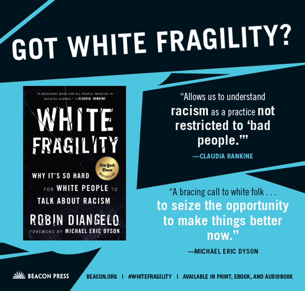 A proposed ad for the book "White Fragility," which was rejected by the T (Courtesy)