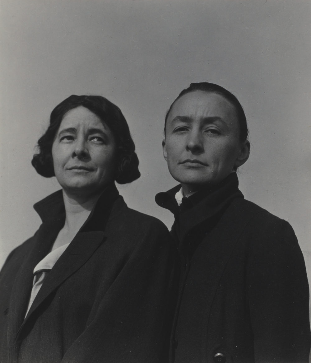 Alfred Stieglitz's photograph of Ida and Georgia O'Keeffe, taken in 1924. (Courtesy National Gallery of Art, Alfred Stieglitz Collection)