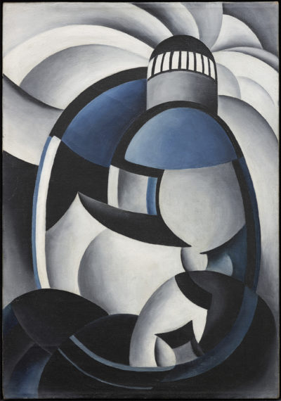Ida Ten Eyck O'Keeffe's &quot;Variation on a Lighthouse Theme II,&quot; painted with oil on canvas before 1932. (Courtesy Clark Art Institute)