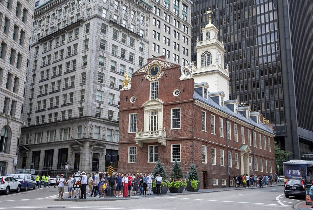 The Old State House in Boston. (Robin Lubbock/WBUR)
