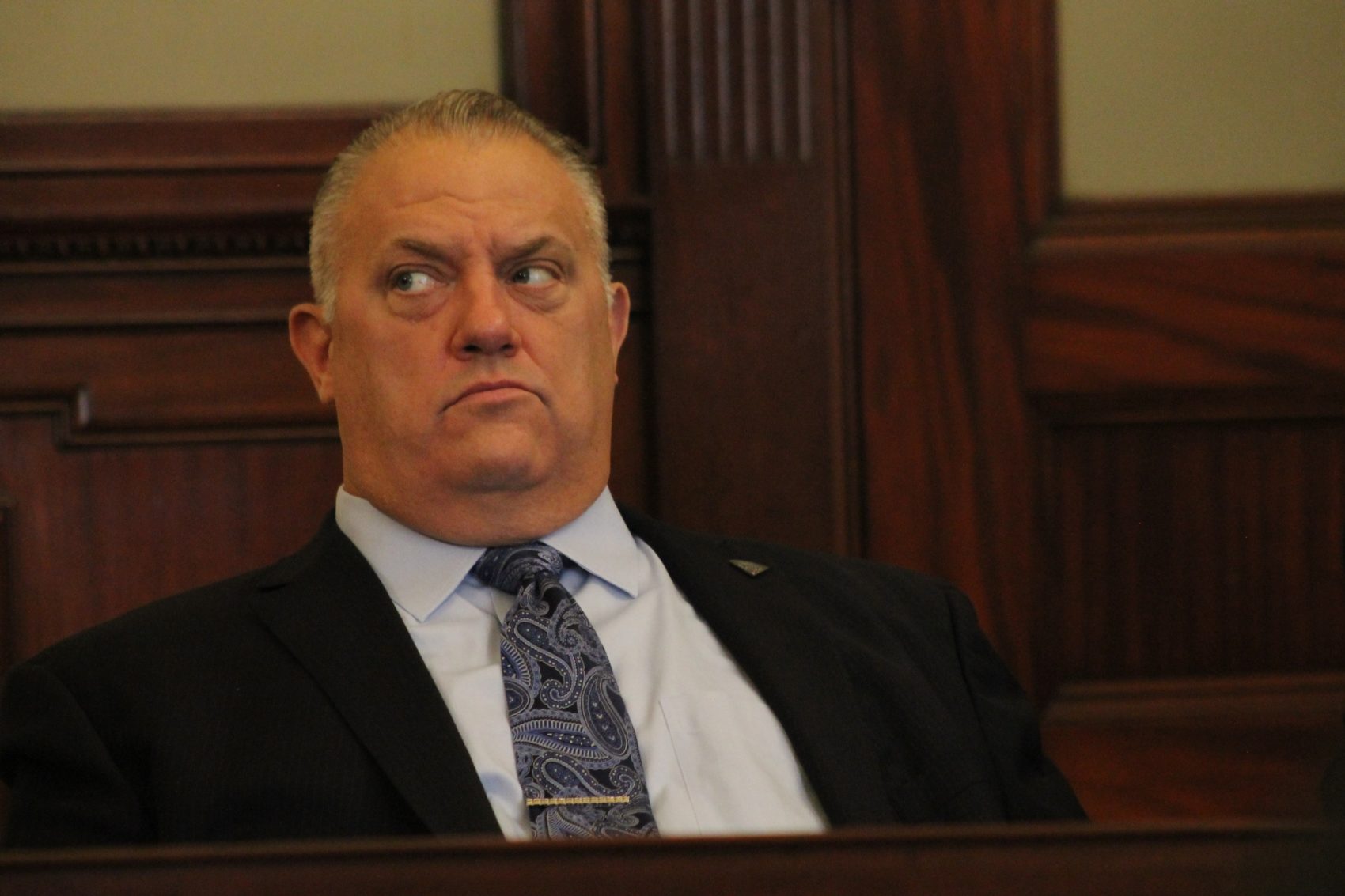 Dana Pullman at the State House in 2018. (Sam Doran/SHNS)