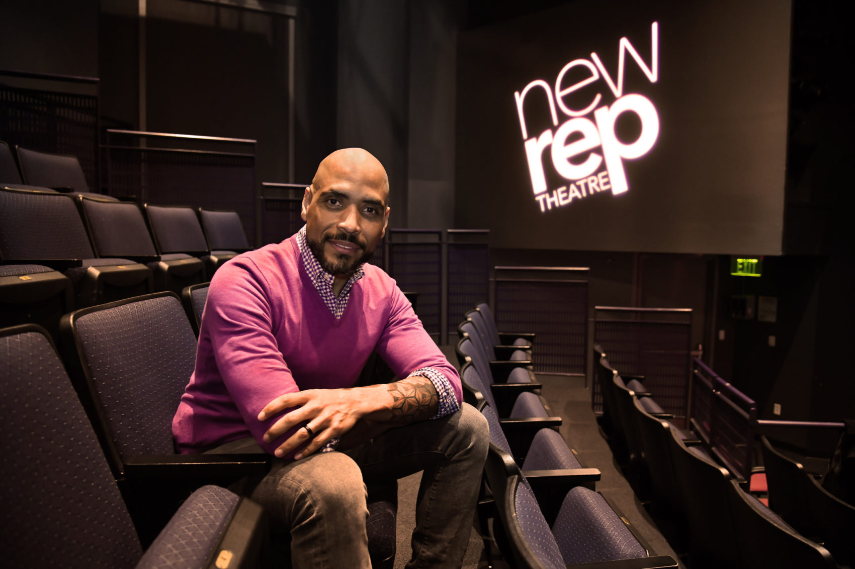 Michael J. Bobbitt joins New Repertory Theatre as artistic director. (Courtesy Andrew Brilliant/Brilliant Pictures)