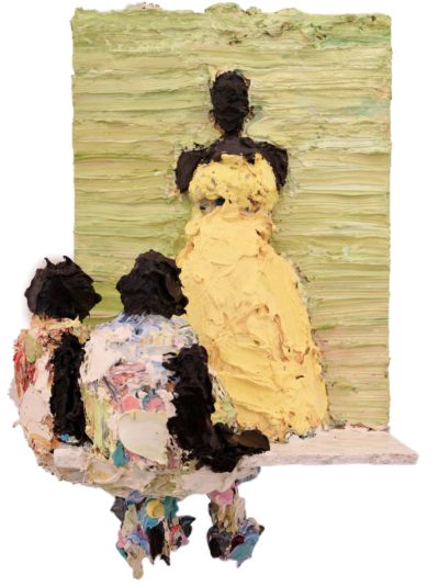 Lavaughan Jenkins, &quot;Duchess in Yellow,&quot; 2018. (Courtesy Abigail Ogilvy Gallery)