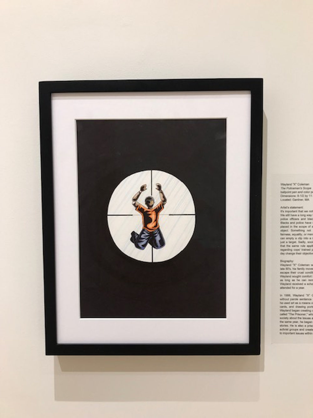 "The Policeman's Scope" by Wayland x Coleman (Courtesy of the artist)