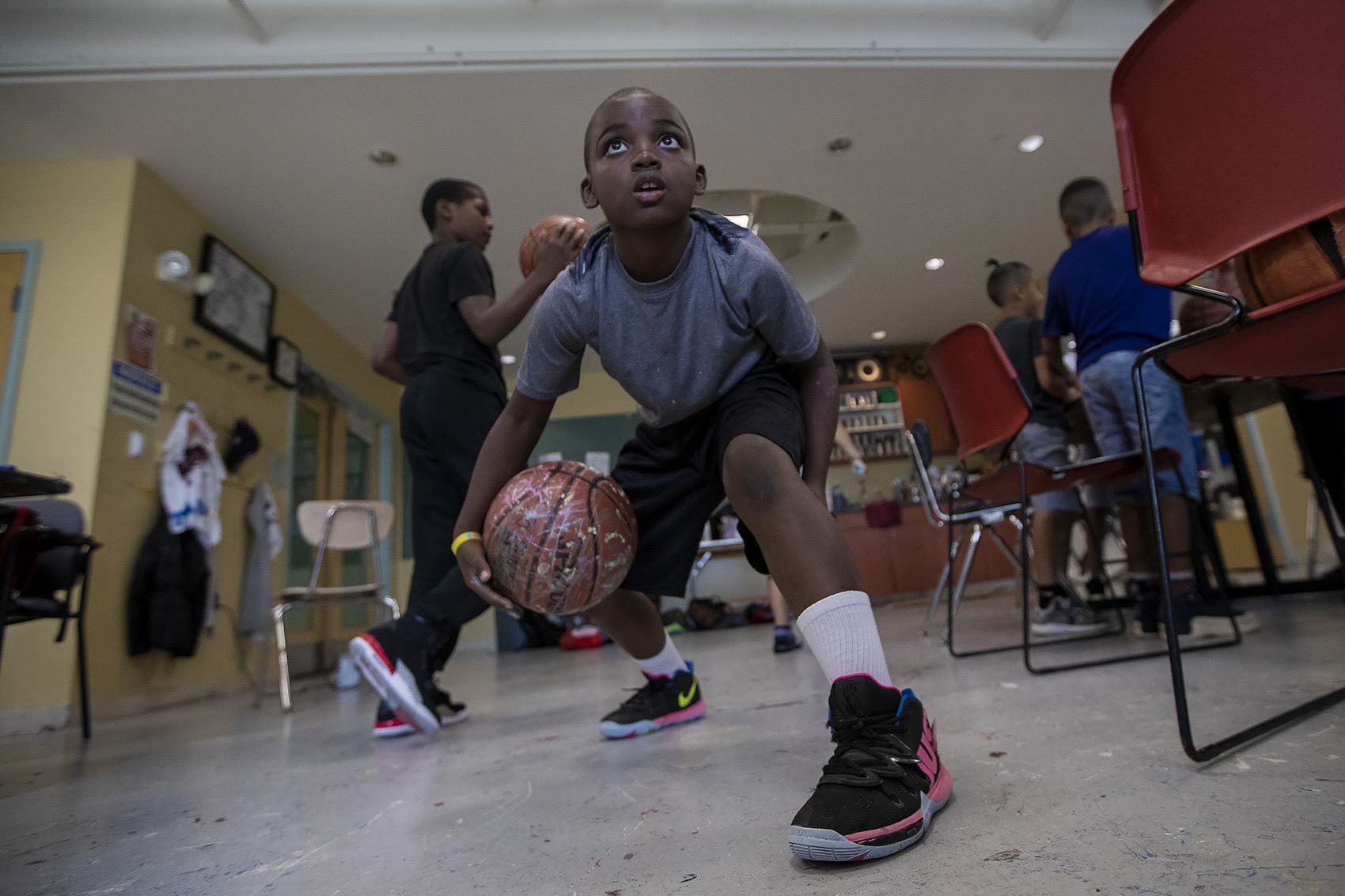 Boston Artist Creates Sculpture From Used Basketballs