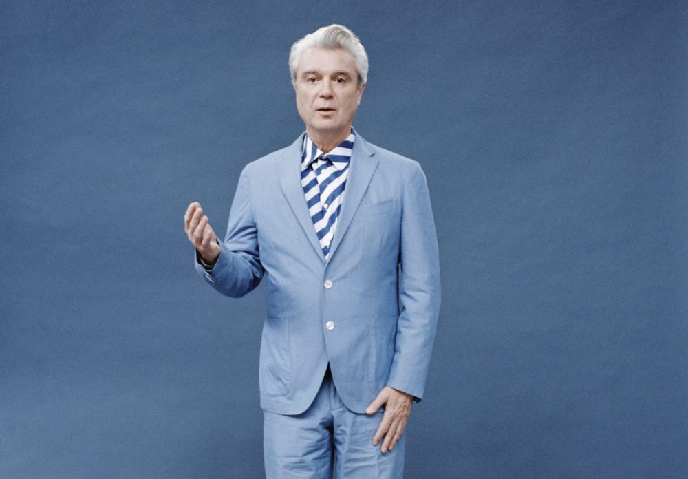 David Byrne during the &quot;American Utopia&quot; tour. (Courtesy Jody Rogac)