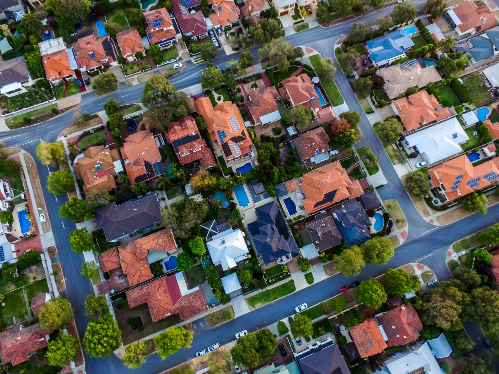 Rows of houses. (Photo by Maximillian Conacher/Unsplash)