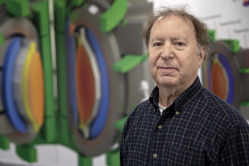 Senior scientist Martin Greenwald at MIT's Plasma Science and Fusion Center. (Robin Lubbock/WBUR)