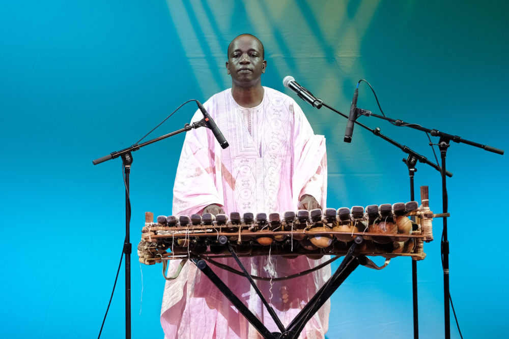 Eight hundred years ago, the ancient emperor Sundiata Keita who founded the Mali empire, appointed Balla Kouyaté’s family as guardians of the balafon. Since then, every male relative has learned to play what is considered a sacred instrument.  (Courtesy Tom Pich)