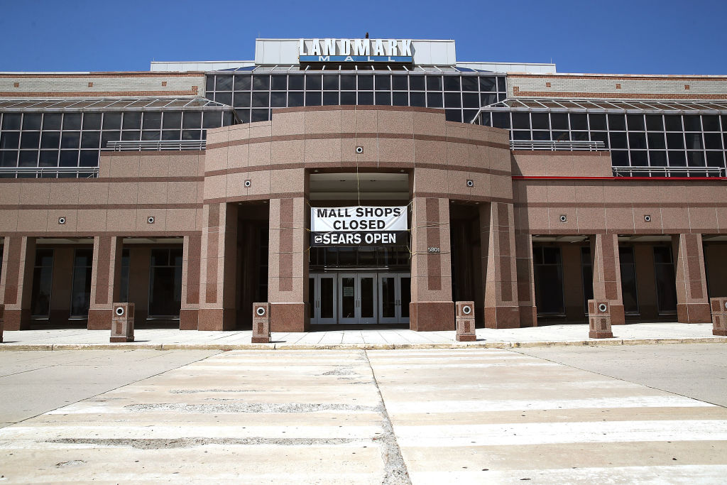 The Landmark Mall which opened in 1965 now sits empty after being closed earlier in 2017 in Alexandria, Virginia. (Mark Wilson/Getty Images)