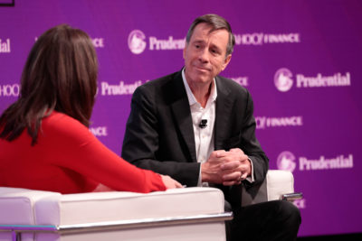 Marriott CEO Arne Sorenson says most guests will prefer the experience of using larger bottles for amenities rather than miniature toiletries. (Cindy Ord/Getty Images)