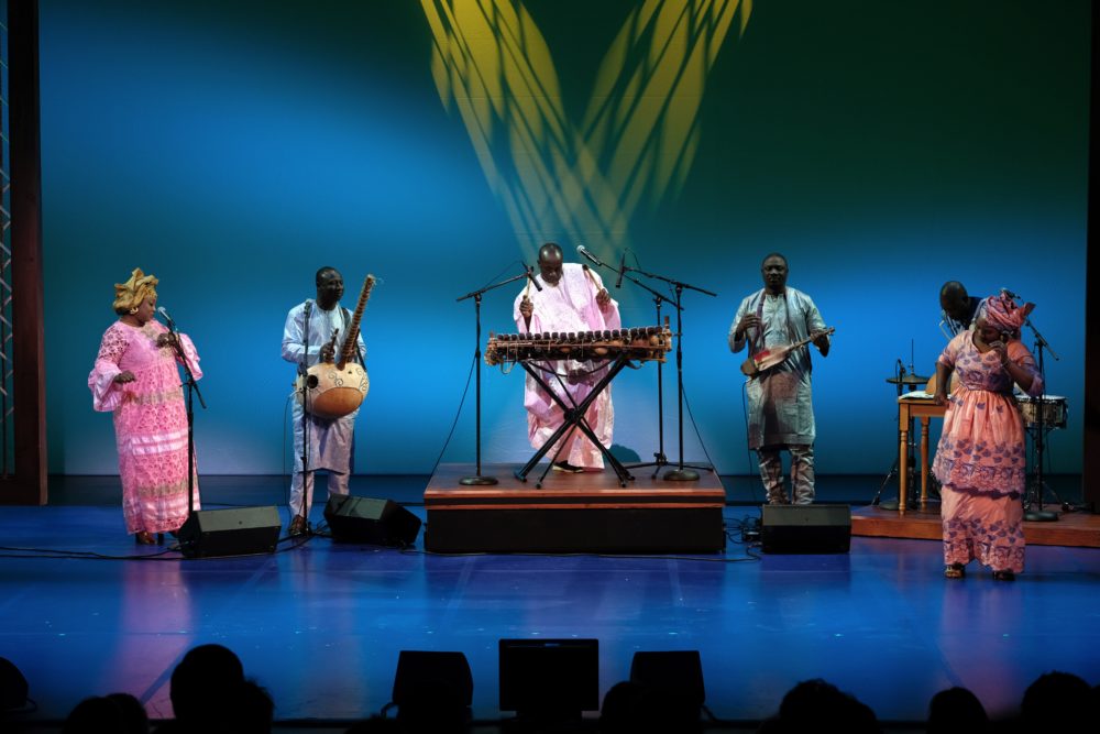 Balla Kouyaté plays at the National Heritage Fellowships Concert on Sept. 20 at the Shakespeare Theatre Company’s Sidney Harman Hall. (Courtesy Tom Pich and National Endowment for the Arts)