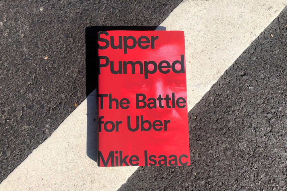 In &quot;Super Pumped: The Battle for Uber,&quot; New York Times technology reporter Mike Isaac details the company's remarkable rise — and the misdeeds that forced the resignation of its founder and CEO. (Allison Hagan/Here & Now)