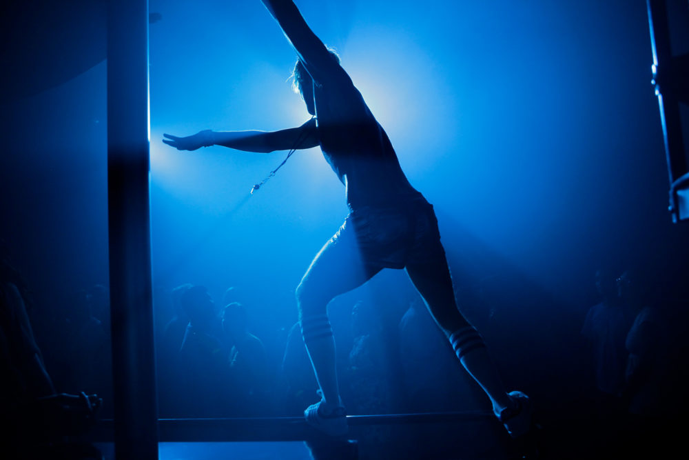 A fairy looks out at the crowd during &quot;The Donkey Show.&quot; (Courtesy Evgenia Eliseeva/A.R.T.)