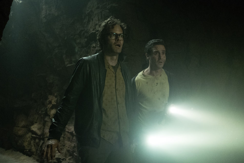 Bill Hader, left, as Richie Tozier and James Ransone as Eddie Kaspbrak in &quot;It Chapter Two.&quot; (Courtesy Warner Bros. Pictures)