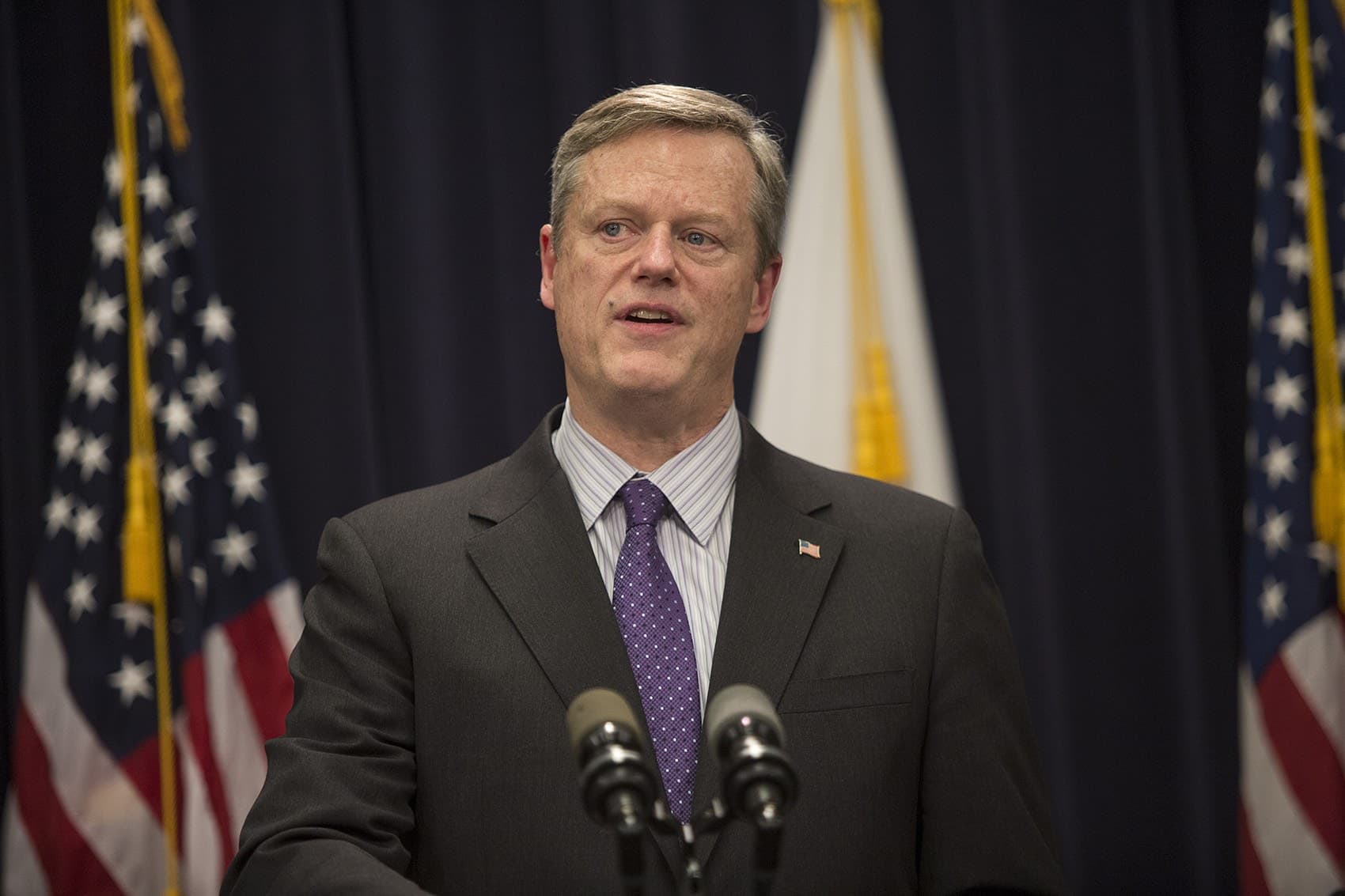 Gov. Charlie Baker (Jesse Costa/WBUR)