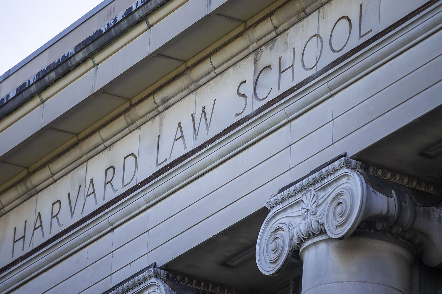 Langdell Hall at Harvard Law School (Jesse Costa/WBUR)