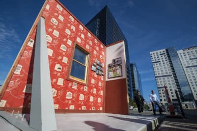 This Artist Put A Mock-Up Of A Triple-Decker In The Seaport To Make Us Think About The Housing Crisis