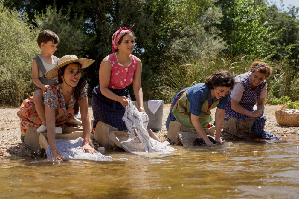 Penélope Cruz, far left, in &quot;Pain and Glory.&quot; (Courtesy Manolo Pavón/Sony Pictures Classics)
