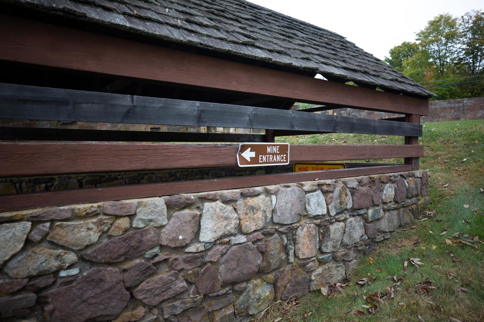 Old New-Gate Prison & Copper Mine in East Granby, Conn. (Patrick Skahill/Connecticut Public Radio)