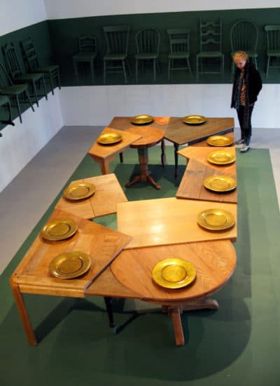 Mags Harries &quot;One-Legged Table.&quot; (Courtesy)