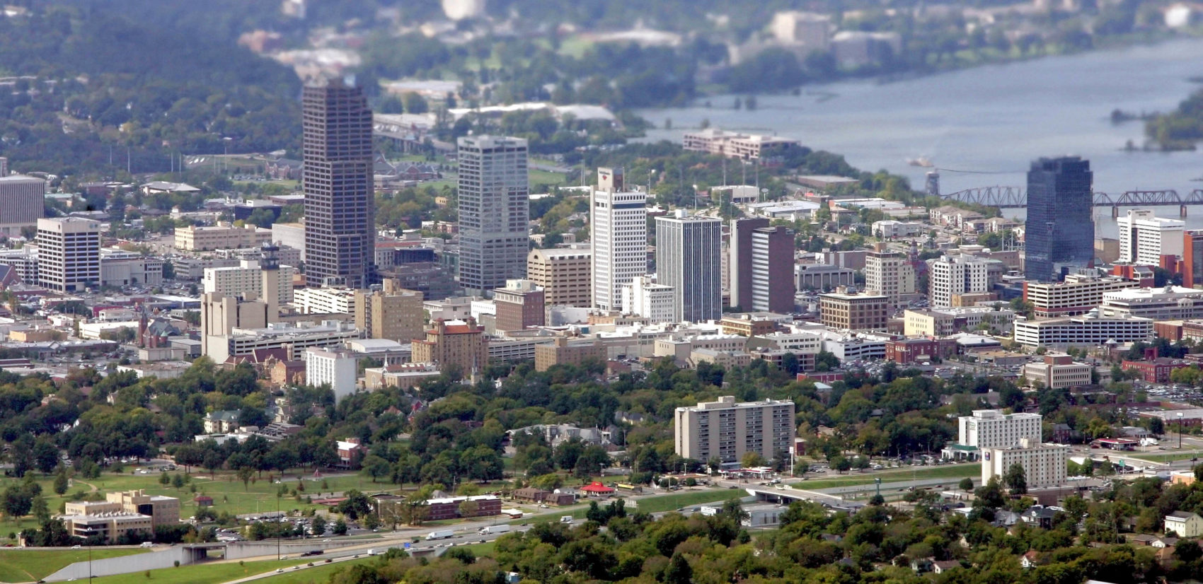 Downtown Little Rock, Arkansas. (Danny Johnston/AP)