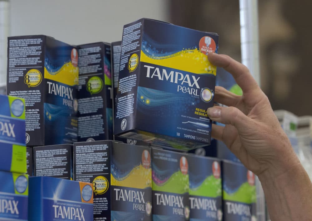 Women and people who menstruate spend an estimated $150 million a year on average just on the sales tax for tampons and pads. (Rich Pedroncelli/AP)